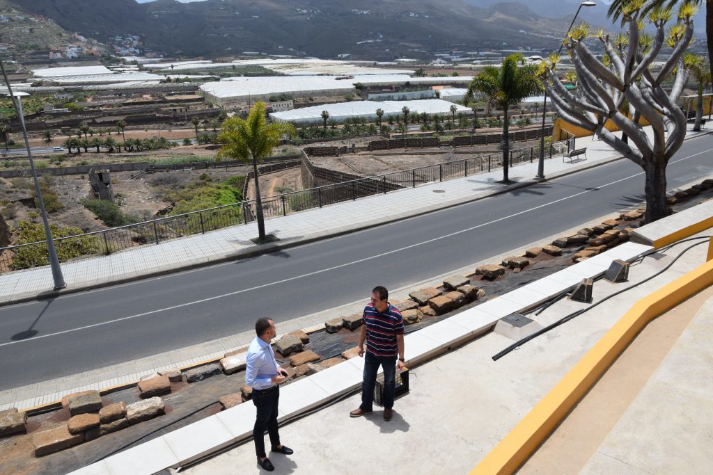 El Alcalde De G Ldar Visita La Fase Final De Las Obras De