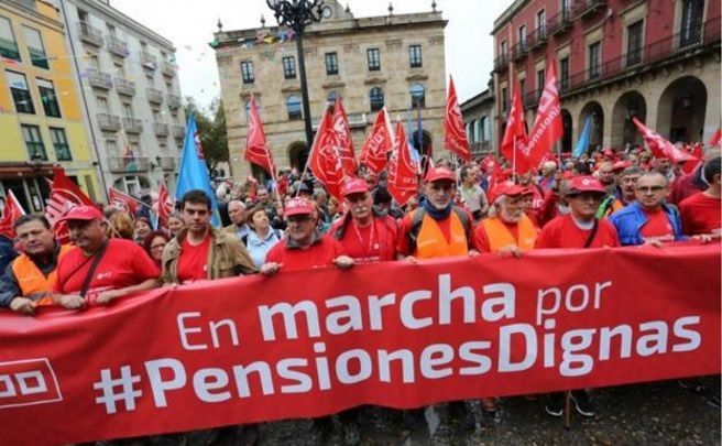 CCOO advierte de que las pensiones pueden volver a subir sólo un 0,25% en 2020 si no se aprueba una ley que lo evite