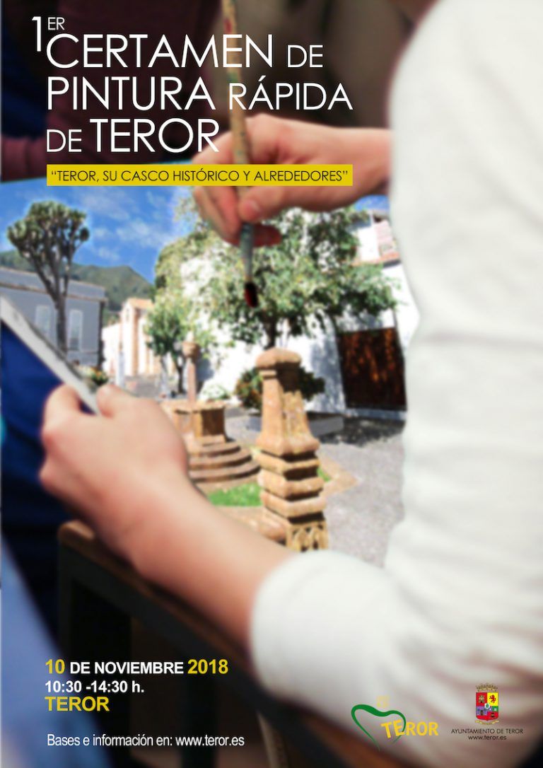 TEROR: Teror celebra su I Certamen de Pintura Rápida el 10 de noviembre