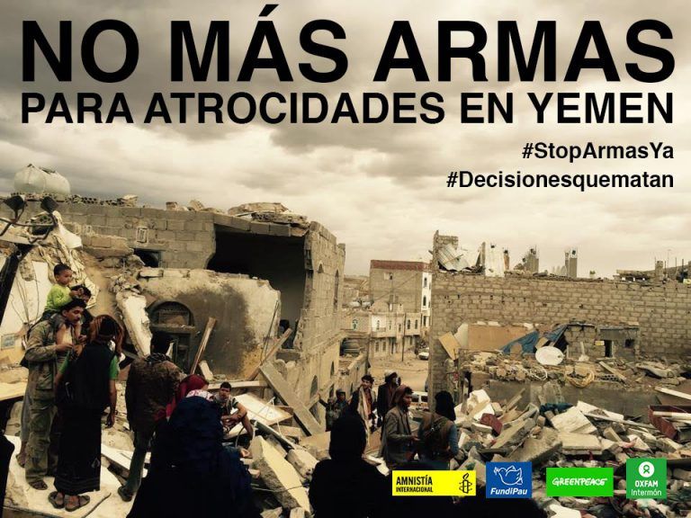 Oxfam pide a España no vender más armas: «En la guerra de Yemen un civil muere cada 3 horas»