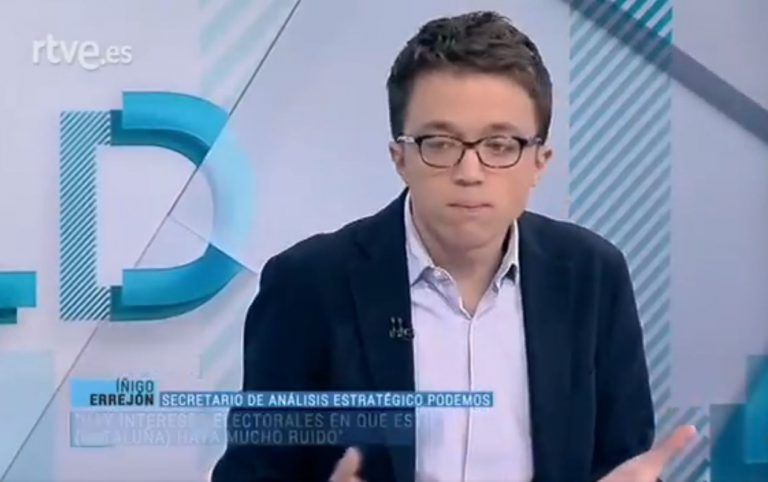 Errejón: «Aznar es una hidra de tres cabezas: Casado, Rivera y Vox»