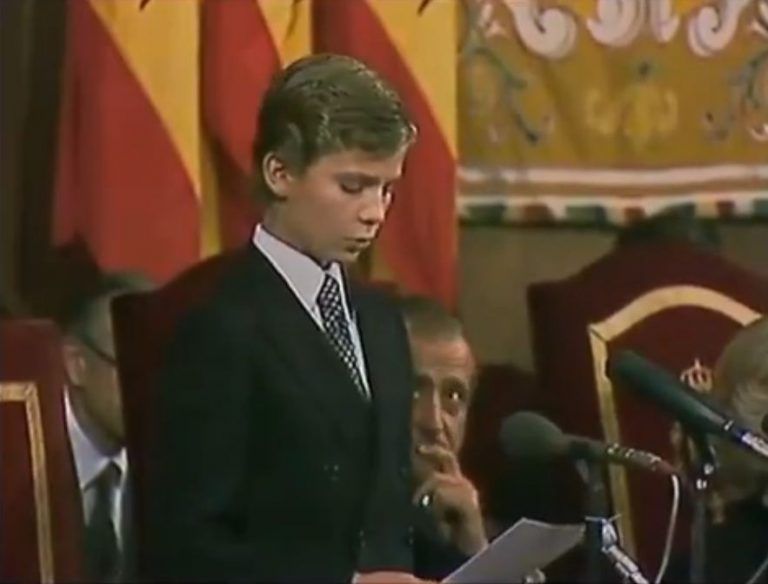 ¿Cómo fue el primer discurso en público del entonces Príncipe Felipe?