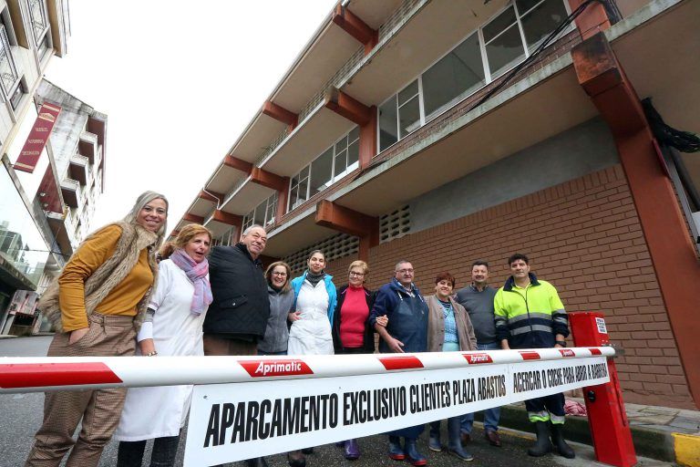 Aparcamiento reservado para clientes de la plaza de abastos