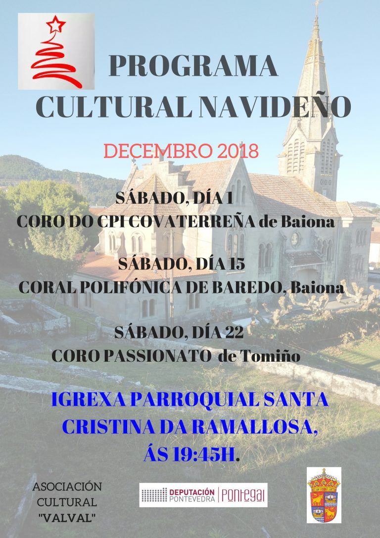 Conciertos preparación navideña 2018 en la Parroquia de Santa Cristina de la Ramallosa