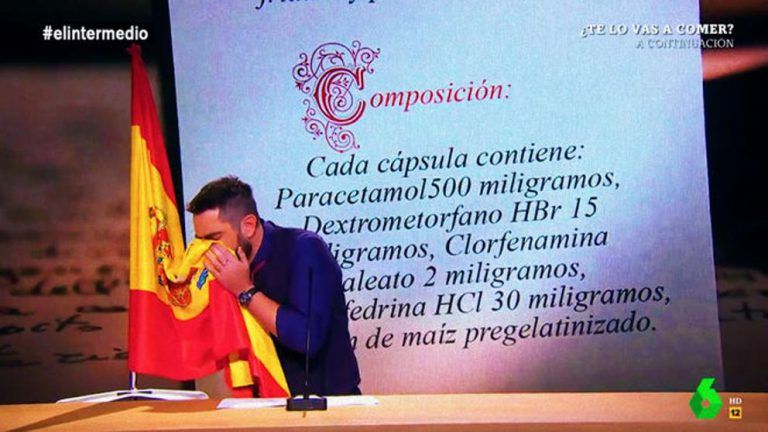 Dani Mateo se niega a declarar ante el juez por sonarse los mocos con la bandera de España