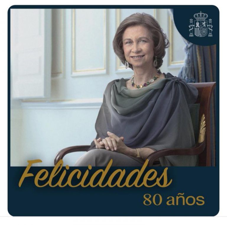 La felicitación de Pedro Sánchez a la reina Sofía por su 80 cumpleaños