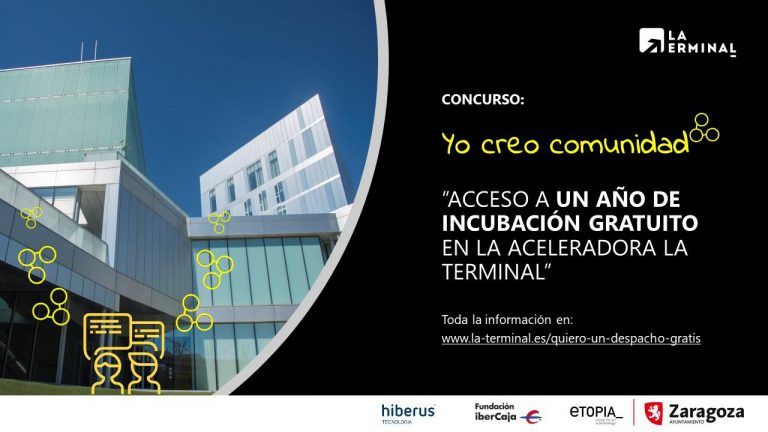 La Terminal, aceleradora empresarial del Ayuntamiento de Zaragoza en Etopia, sortea un despacho gratis durante un año