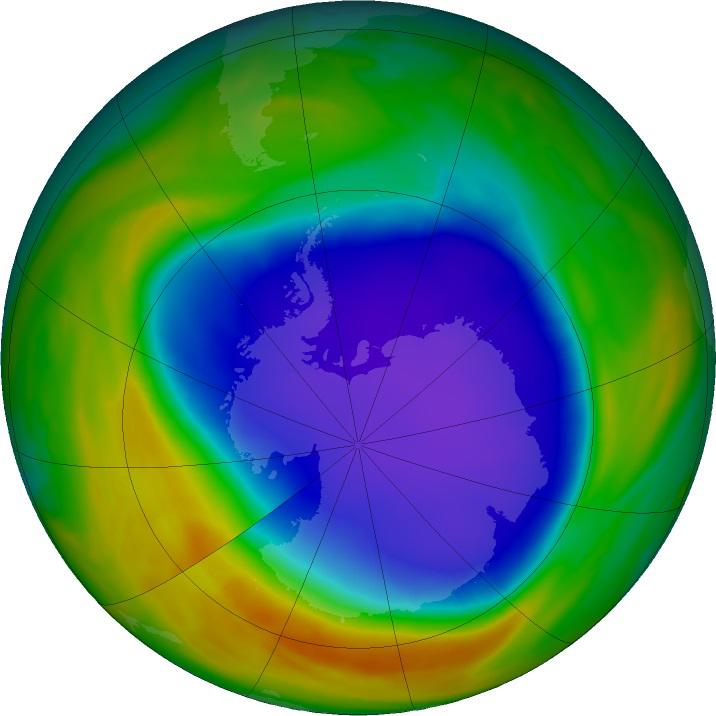 La capa de ozono estará totalmente recuperada en el 2060