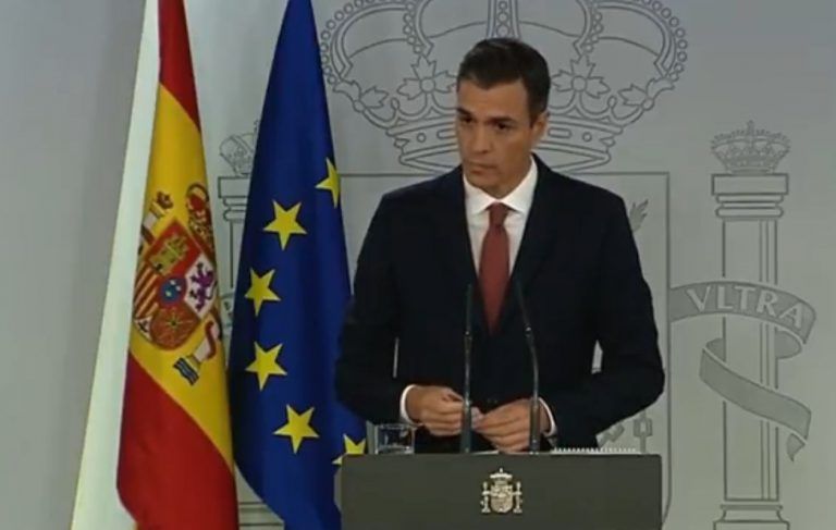 Sánchez asume su “responsabilidad” en Cataluña pero pide “tiempo” para resolver la situación