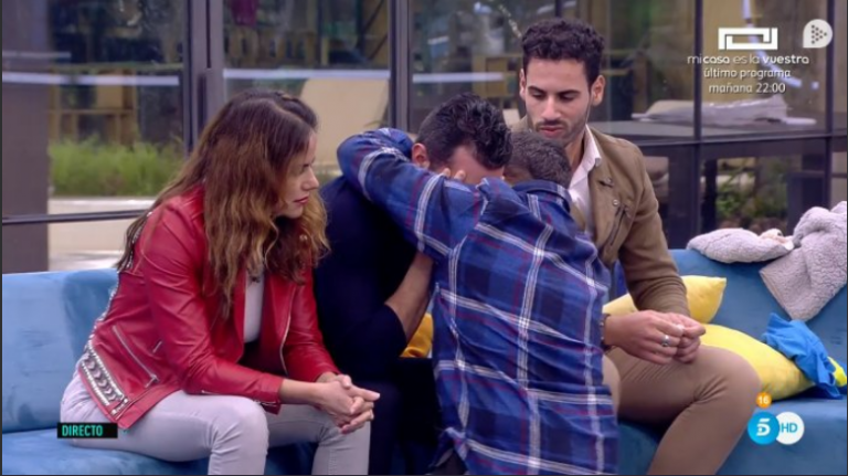 ‘GH VIP 6’: Suso rompe a llorar tras la expulsión de Aurah