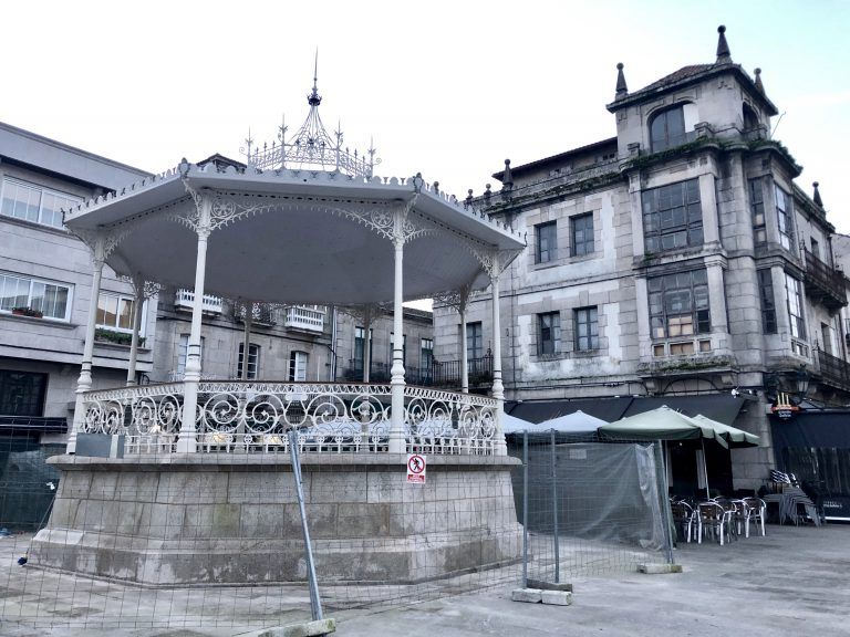 Concluyeron las obras de rehabilitación del Palco de la Música del Paseo da Corredoira