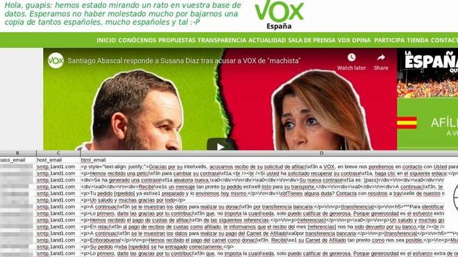 Anonymous ataca la web de Vox y pone al descubierto datos internos