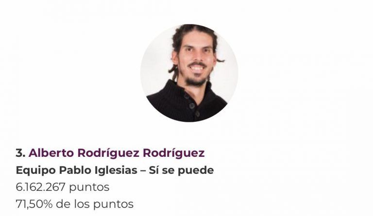 CANARIAS: Alberto Rodríguez ha sido el tercero más votado en toda España en las primarias de Podemos