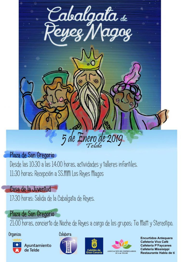 TELDE: Los Reyes Magos llegarán el próximo 5 de enero a la plaza de San Gregorio