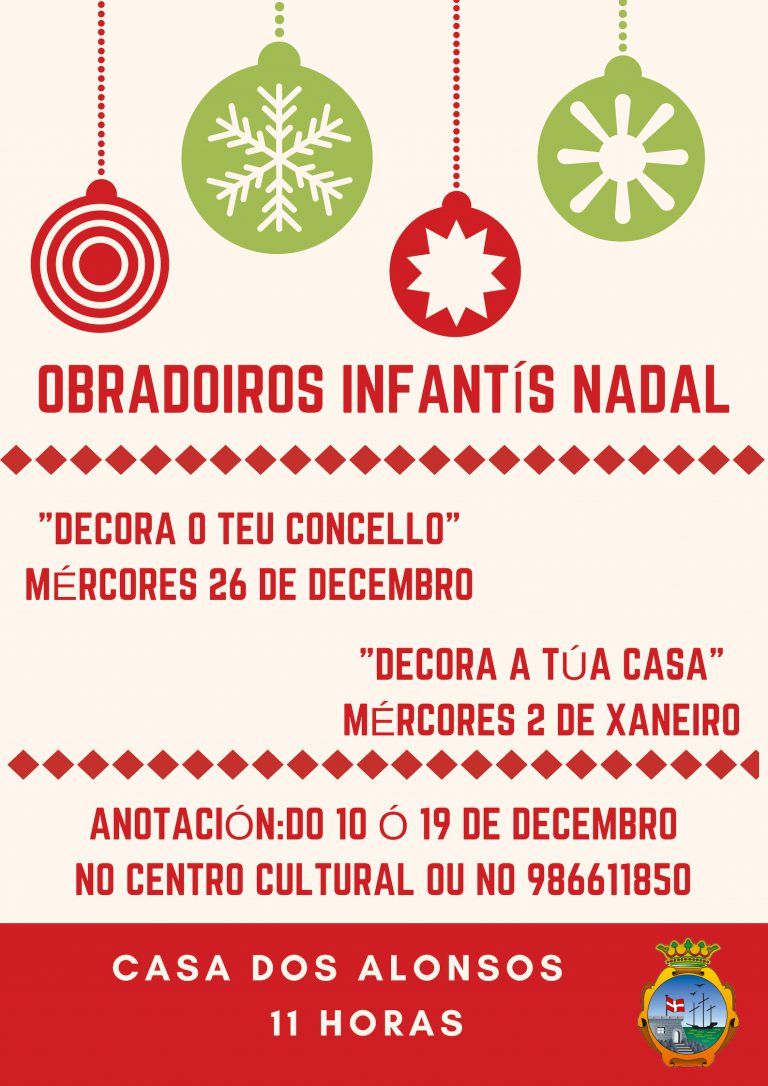 Abierto el plazo de inscripciones para los Talleres de Navidad en A Guarda