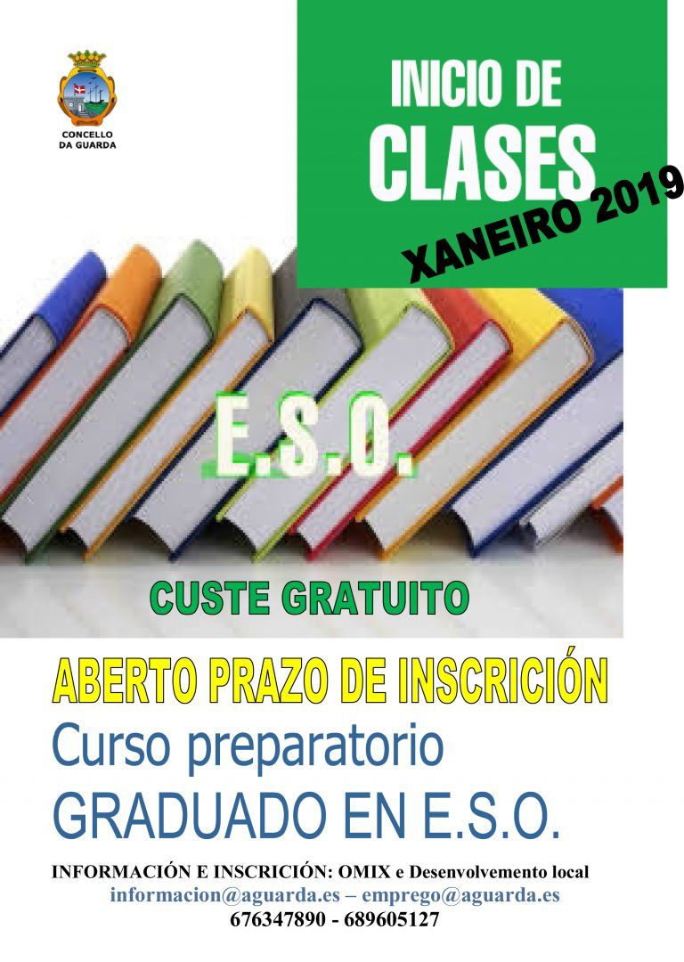 A Guarda organiza un curso para preparar la ESO