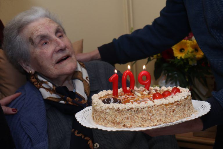 Ignacia Cadilla, la tercera mujer de más edad de Galicia, cumple 109 años en A Guarda