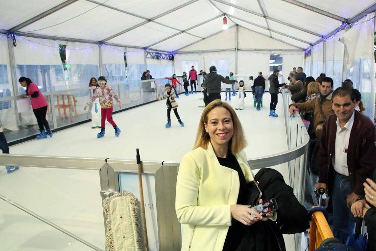 Inauguración de pista de patinaje ecológico el jueves día 6 en la Plaza Mayor