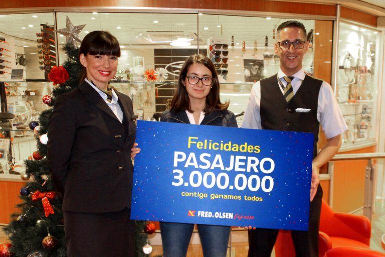 CANARIAS: Fred. Olsen Express supera los tres millones de pasajeros en 2.018