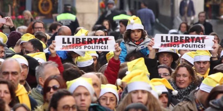 Así suena el villancico de apoyo a los ‘Jordis’ que cantan los independentistas