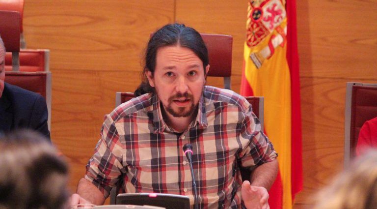 Pablo Iglesias declara en la Audiencia Nacional por el robo de un móvil