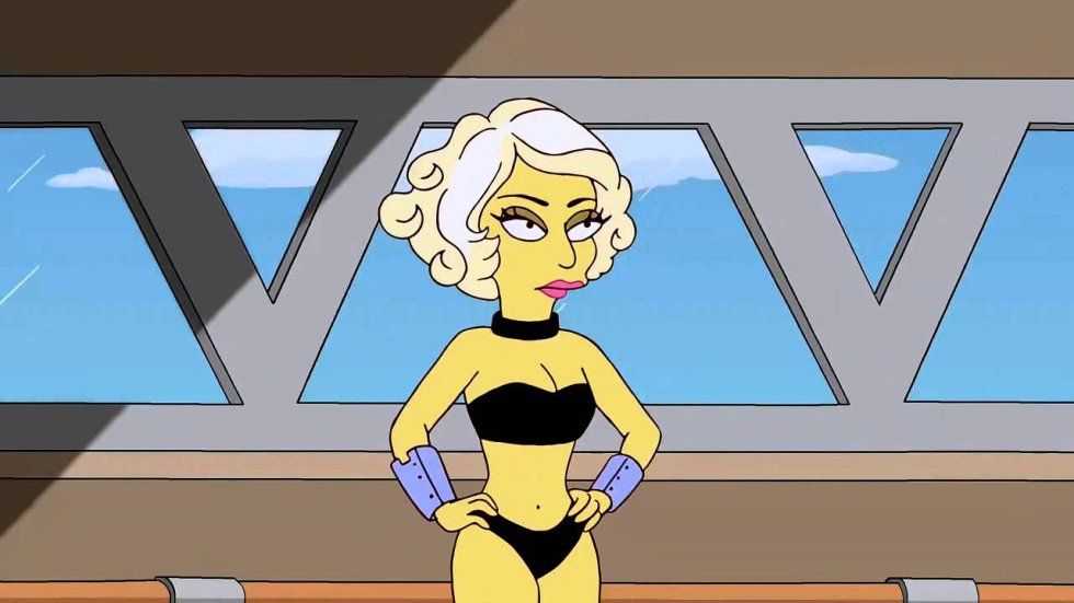 Lady Gaga Simpsons