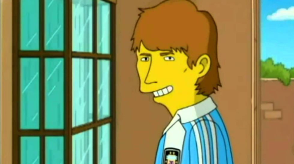 Messi Simpsons