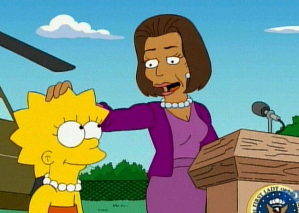 Michelle Obama Simpsons