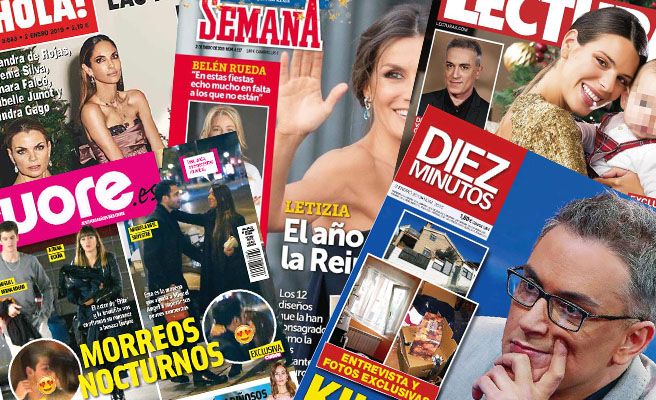 Kiosko Rosa: Así vienen las portadas de las revistas del corazón