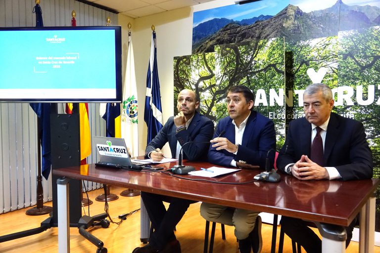 S. C. DE TENERIFE: Santa Cruz cerró 2018 con más contratos laborales que nunca y menos desempleo