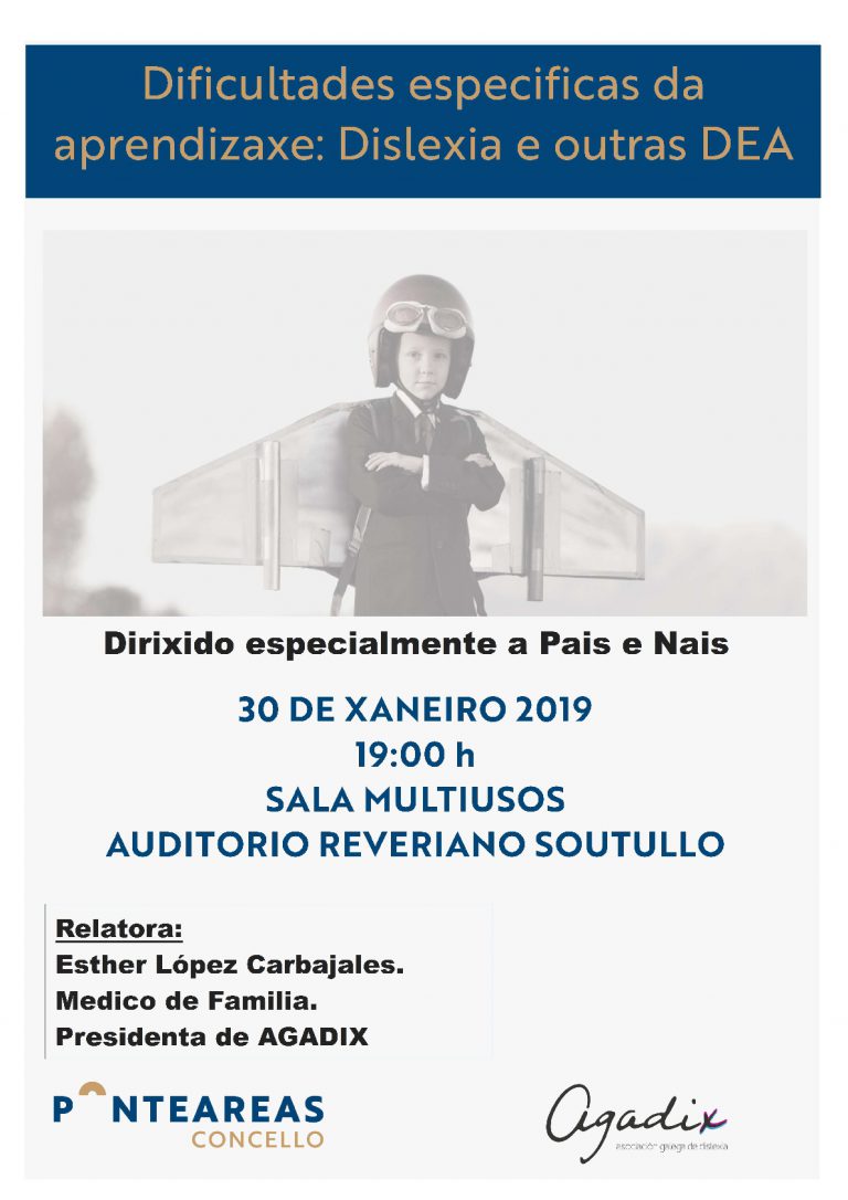 Conferencia para madres y padres sobre la dislexia y las dificultades específicas de aprendizaje