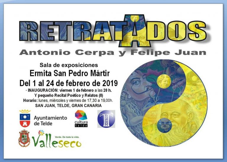 TELDE:  «Retratados», la muestra coletiva en la Ermita para el mes de febrero