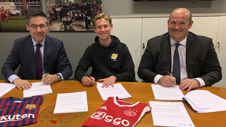 Frankie De Jong es oficialmente jugador del FC Barcelona