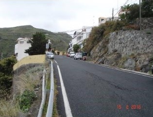 GRAN CANARIA: El Cabildo construirá 2 muros de contención en la vía que une Valsequillo con la Higuera Canaria, en Telde 