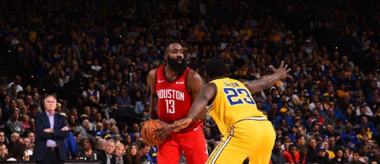 Así fue el triple letal con el que James Harden tumbó a los Warriors