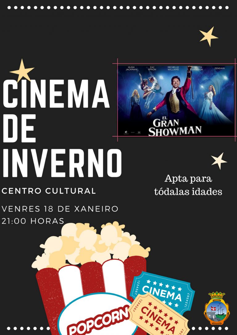 Este viernes continúa o cine de invierno en A Guarda con “El Gran Showman”