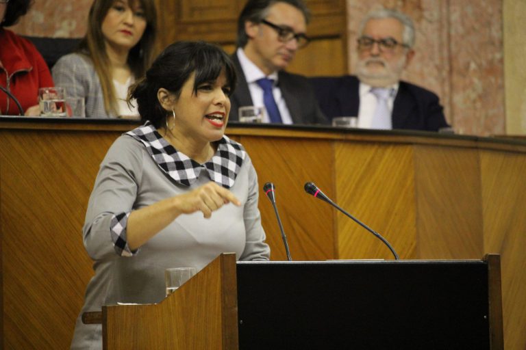 El susto de Teresa Rodríguez que le hizo abandonar el pleno de investidura para ir a urgencias