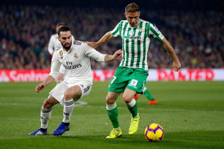 El gráfico que demuestra que el gol del Betis al Madrid fue fuera de juego por 10 centímetros