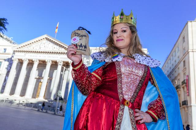 El motivo por el que una reina maga ha llevado carbón al Congreso de los Diputados