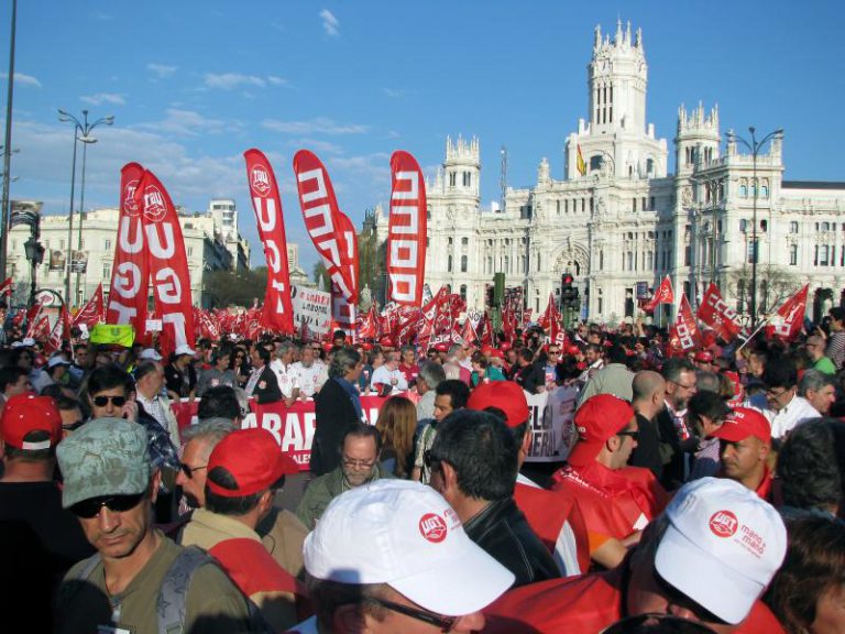 CCOO y UGT convocan movilizaciones contra el Gobierno de Sánchez