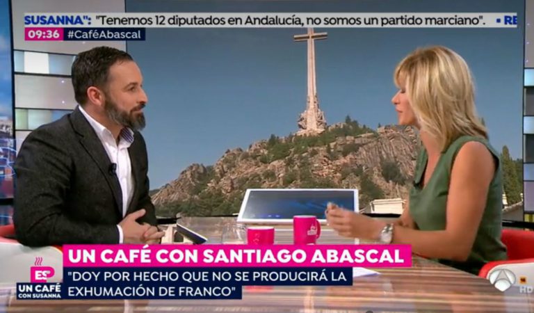 La respuesta de Susanna Griso a la pregunta de Santiago Abascal: «¿A ti no te gusta el Valle de los Caídos?»