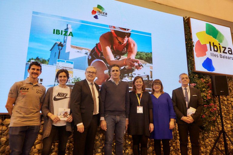 Nuria Fernández, Carlos Coloma y Miguel Induráin han protagonizado la presentación de la agenda deportiva de Ibiza para 2019