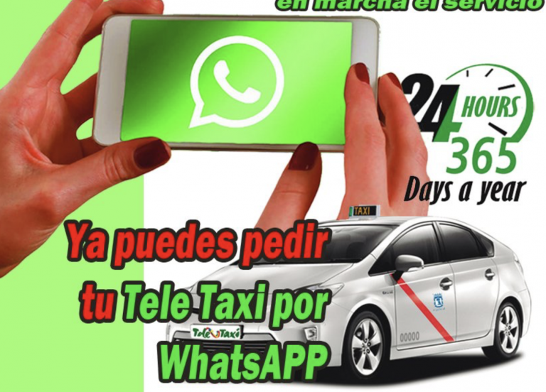 Ya es posible pedir un taxi por WhatsApp