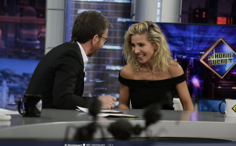 Así fue la romántica aparición de Elsa Pataky en ‘El Hormiguero’