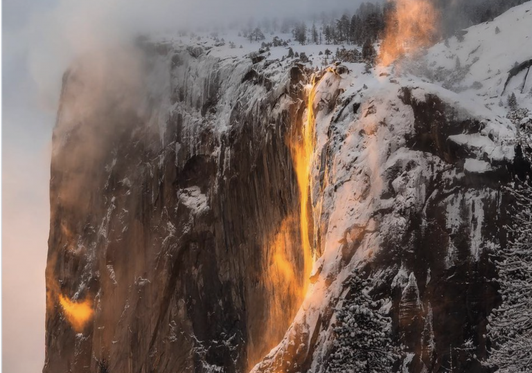 ‘La cascada de fuego’, el impresionante fenómeno que se produce en Yosemite