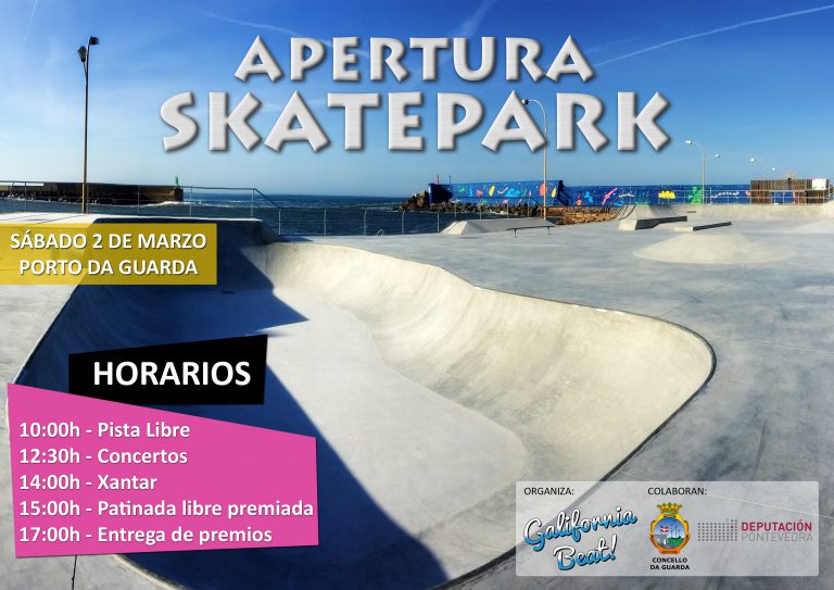 Apertura del Skate Park Atalaia este sábado en A Guarda