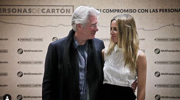 Richard Gere y la española Alejandra Silva, padres de su primer hijo