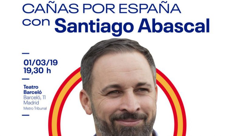 Organizan unas cañas con Abascal y esto es lo que ocurre