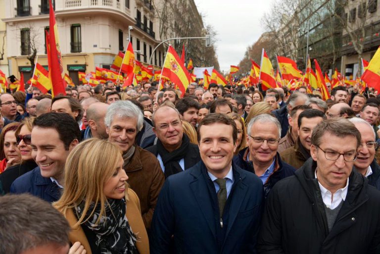 Casado cree que la concentración de Colón fue “la certificación del fin” de Sánchez