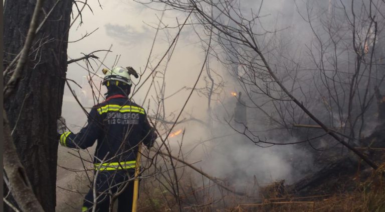 Detenido el jefe de voluntarios de Protección Civil de Cantabria por causar uno de los incendios